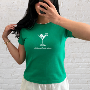Drinks well with others - Baby Tee