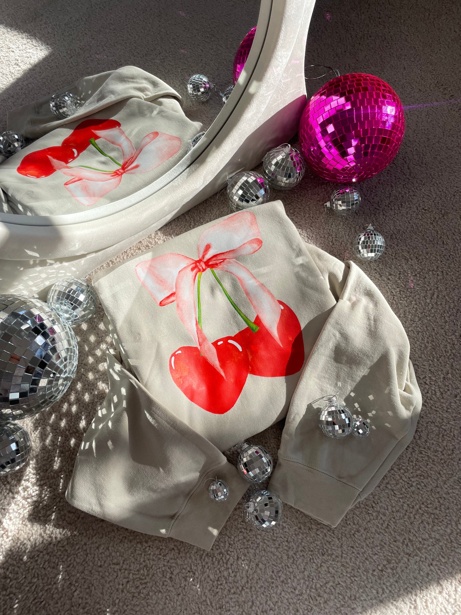 cherry bow - crew
